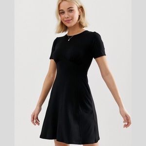 ASOS DESIGN Ultimate Mini Tea Dress Black